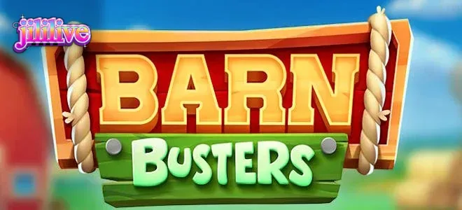 Barn Busters স্লট গেমের রঙিন খামার থিম